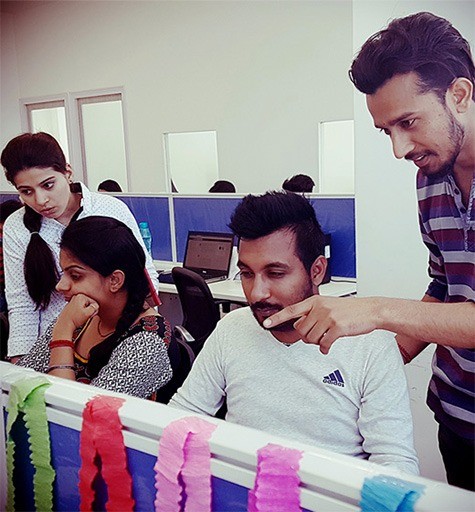 The JD Softvera team at work