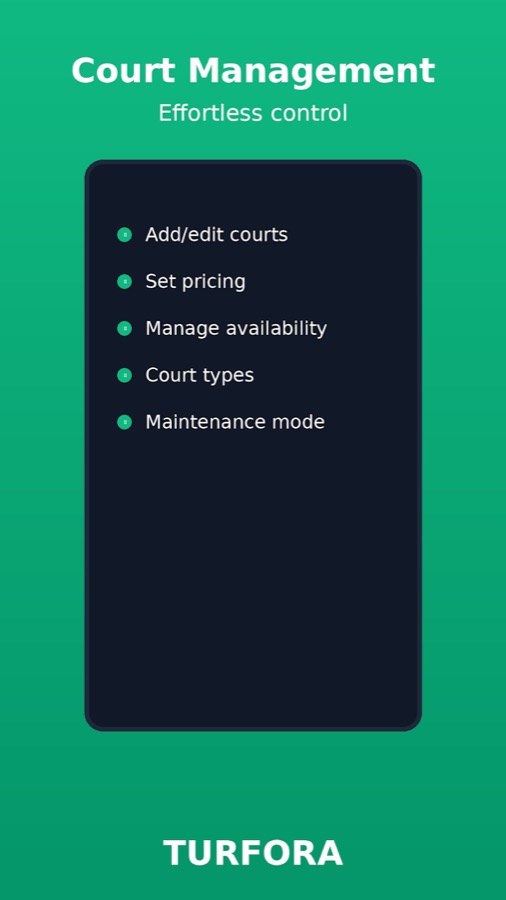 Court management and pricing